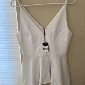BCBG MaxAzria Peplum Asymmetrical Top - Brand New